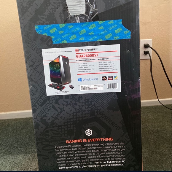 Cyber power PC, keyboard, and mouse - Picture 9 of 11